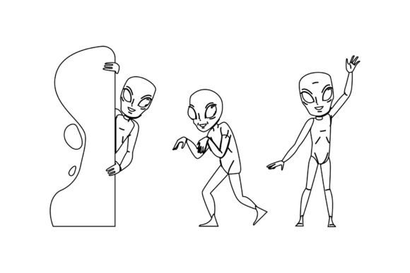 Download Space Alien Vector - Alien vector Collection