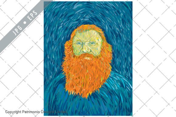 Download Old Man Red Beard Post Impressionism Art - Old Collection